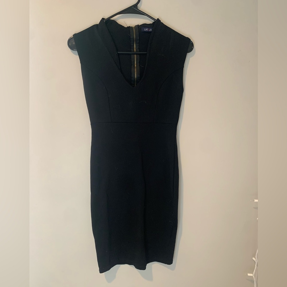 Black cocktail dress